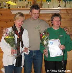 Jari Kangas, Tiina Koponen ja Kaisa Eskola